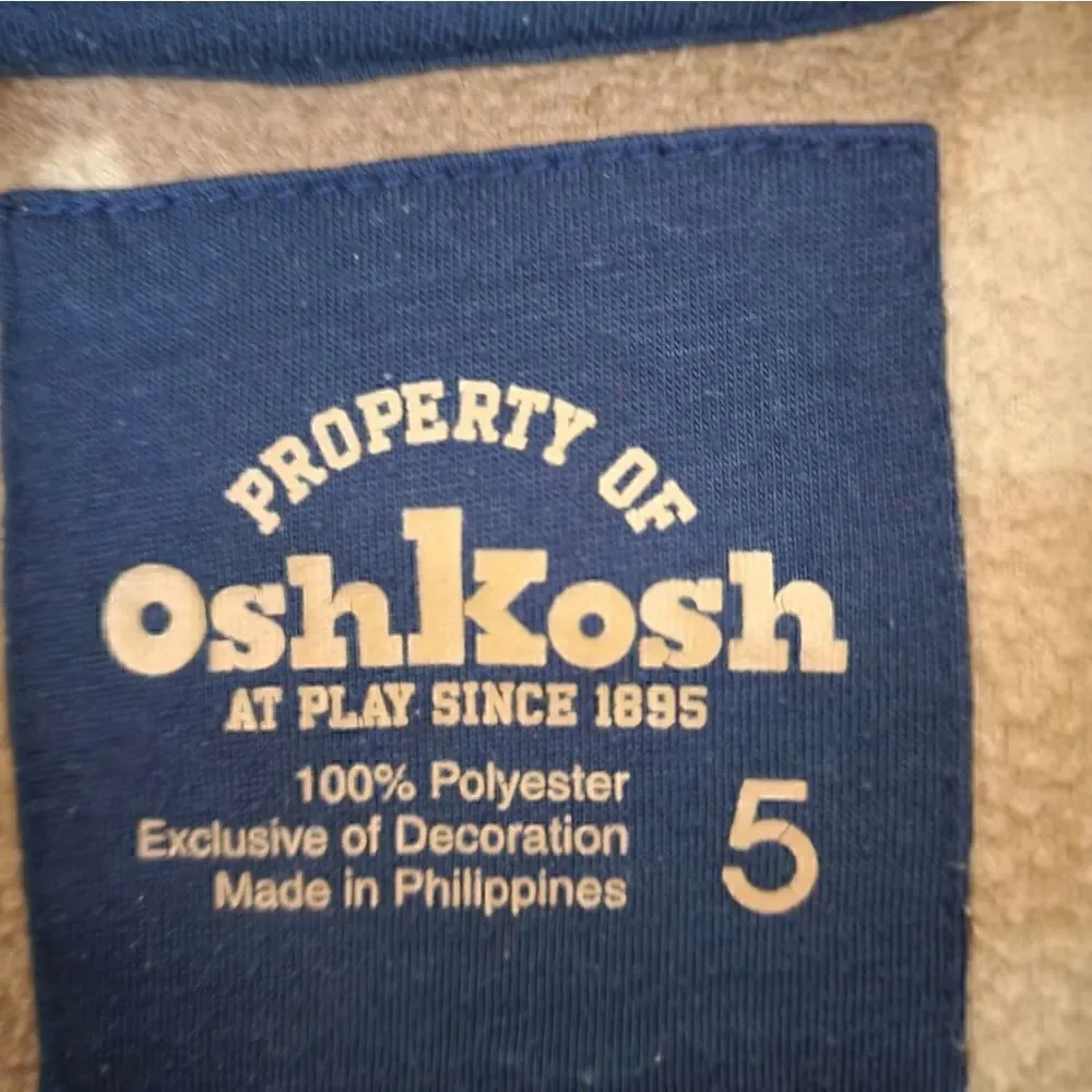Oshkosh B'gosh camouflage fleece pullover hoodie